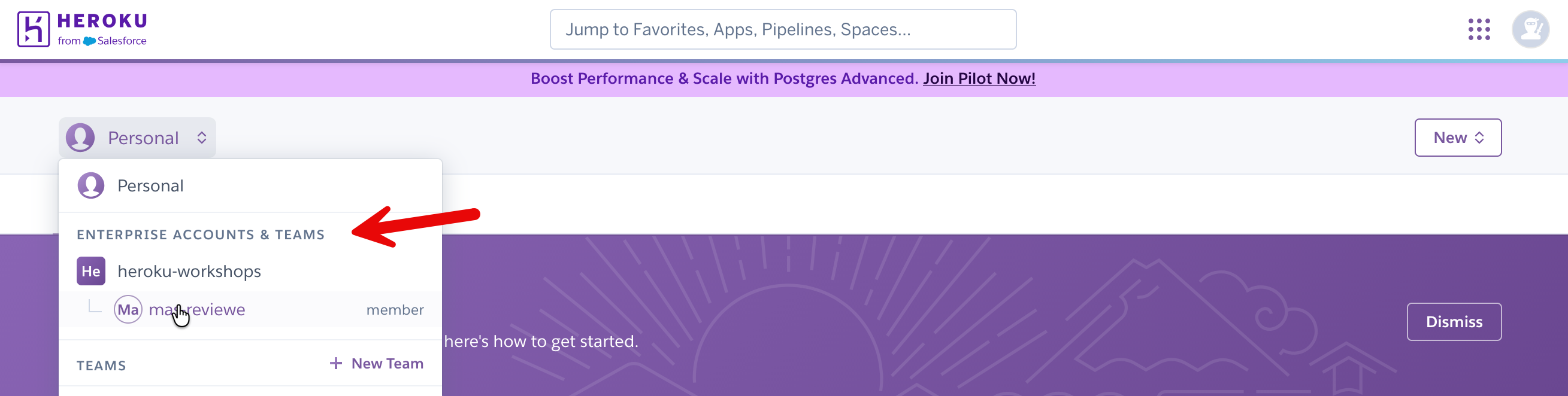 Heroku Enterprise Teams