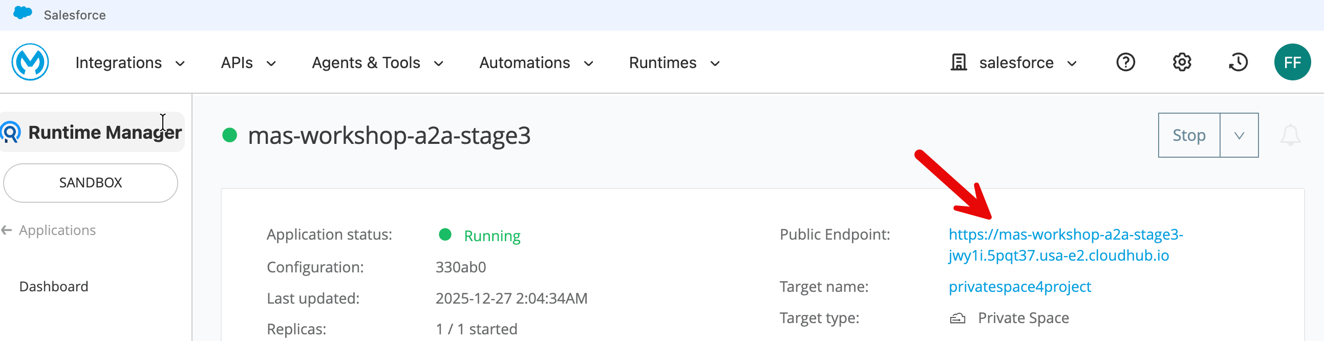 A2A Agent Public Endpoint
