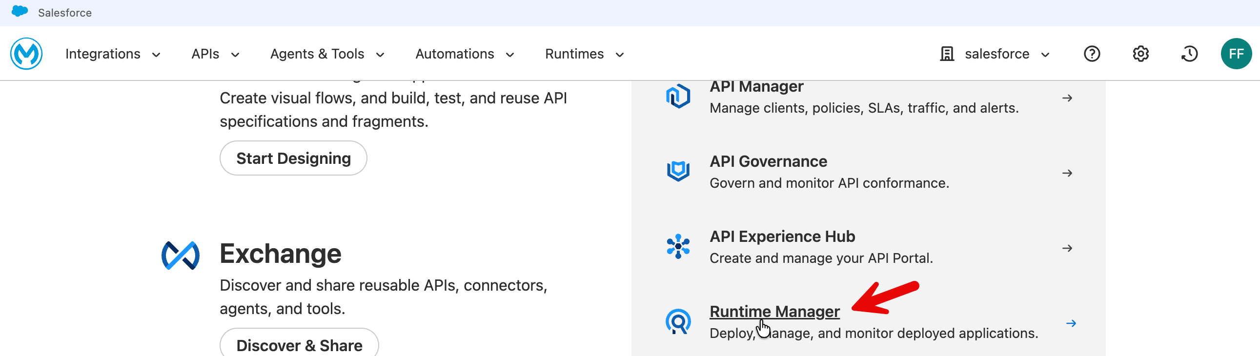 Runtime Manager Deploy